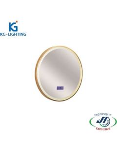 KG 40W Golden Frame Mirror Light Bluetooth Dia.600