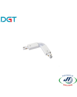 DGT Soft Flexible Track Bar Joiner in White