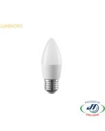 Lumenovo E27 Edison Screw 5.5W C37 Candle LED Bulb (Pack of 5)